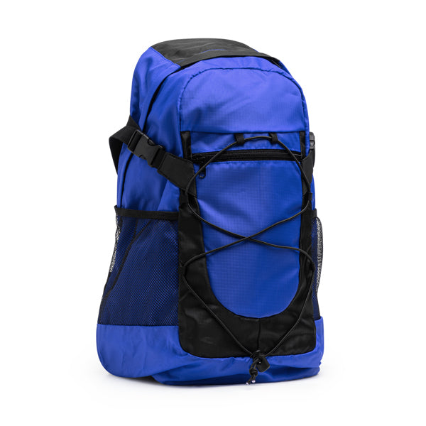 Stamina OTAWA 210D nylon backpack in black - promotional merchandise printed with your company logo