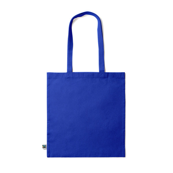 Stamina KIMEX Fairtrade cotton shopping bag in white - promotional merchandise printed with your company logo