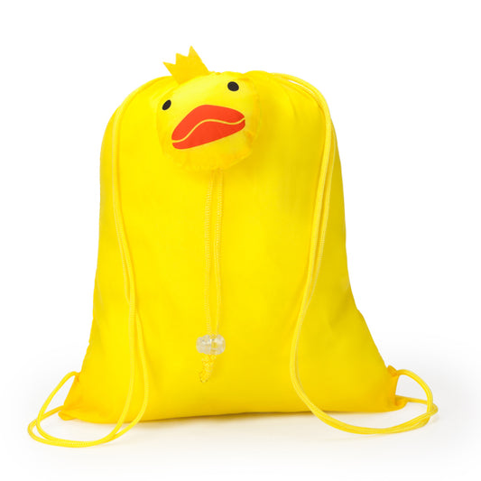 Stamina FOLDABLE ELANIO 190T polyester drawstring bag in chicken - promotional merchandise printed with your company logo