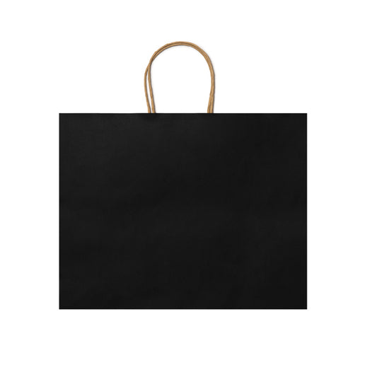 Stamina MAPLE Gsm paper tote bag in black - promotional merchandise printed with your company logo