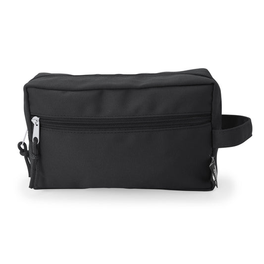 Stamina BUBO 210D recycled polyester (RPET) tote bag in black - promotional merchandise printed with your company logo
