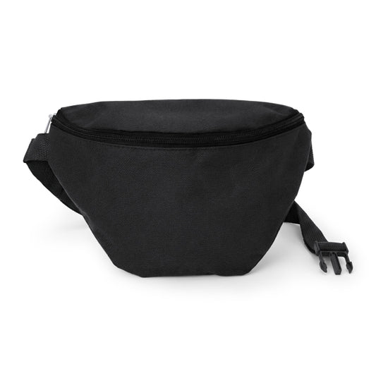 Stamina VULTUR 600D polyester belt bag in black - promotional merchandise printed with your company logo