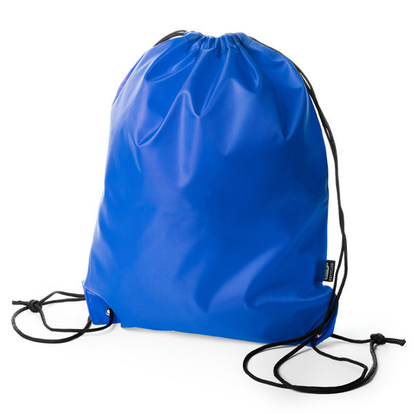 Stamina RPET LARUS RPET polyester drawstring bag in white - promotional merchandise printed with your company logo