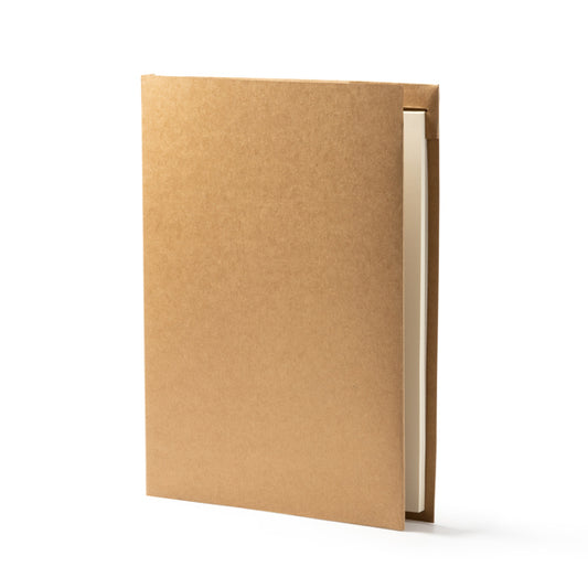 Stamina YASPER Recycled cardboard folder in beige - promotional merchandise printed with your company logo