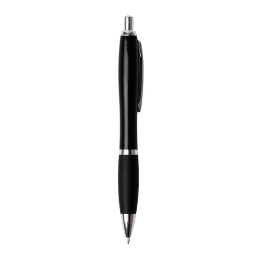 Stamina MERLIN ABS pen in black - promotional merchandise printed with your company logo