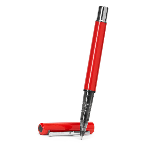 Stamina YAMA Plastic and metal pen in white - promotional merchandise printed with your company logo