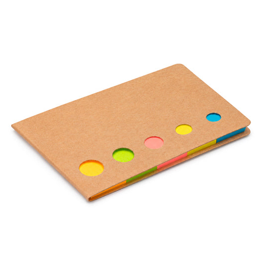 Stamina INNIS Recycled cardboard and paper notebook in beige - promotional merchandise printed with your company logo