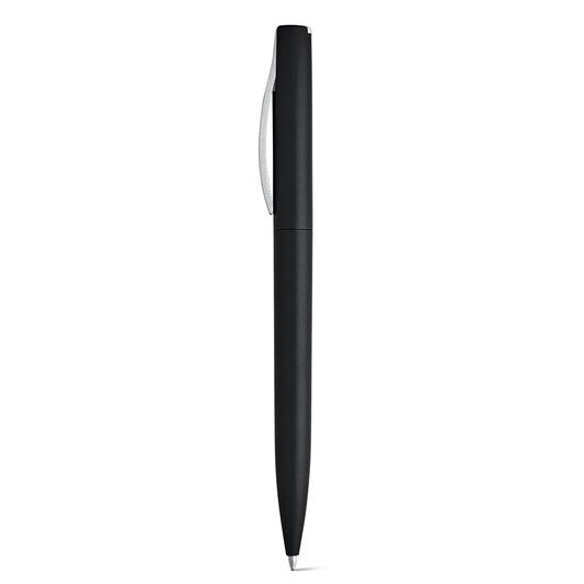 AROMA promotional pen in black with custom logo branding