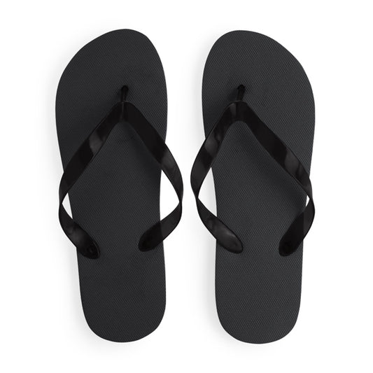 Stamina KALAY PE and PVC flip-flops in black - promotional merchandise printed with your company logo