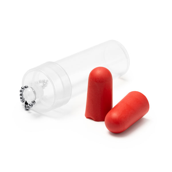 Stamina NOYS EVA foam earplugs in yellow - promotional merchandise printed with your company logo