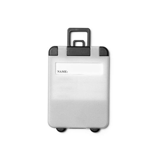 CHARTER - Suitcase tag in the shape of a trolley