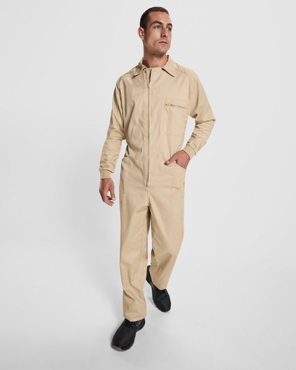 ROLY WRK JIMMY Unisex work overalls in black - promotional clothing printed with your company logo