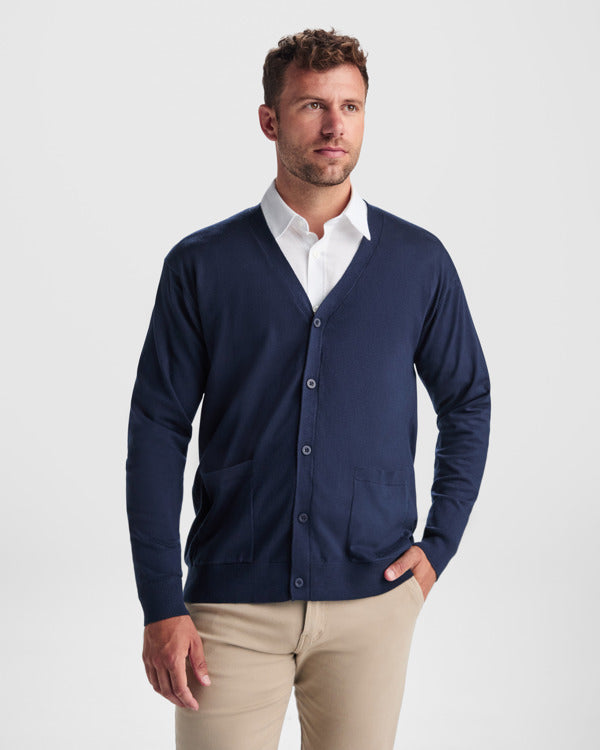 ROLY WRK EXPLORER Unisex jacket in navy blue - promotional clothing printed with your company logo