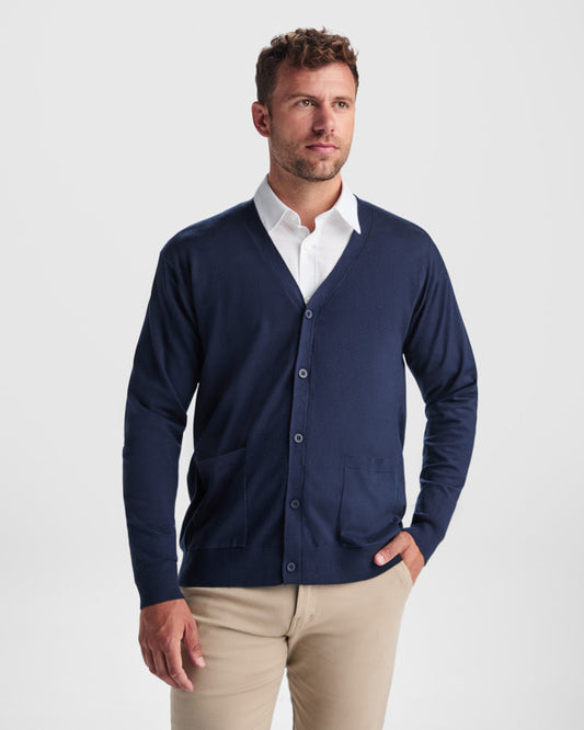 ROLY WRK EXPLORER Unisex jacket in navy blue - promotional clothing printed with your company logo
