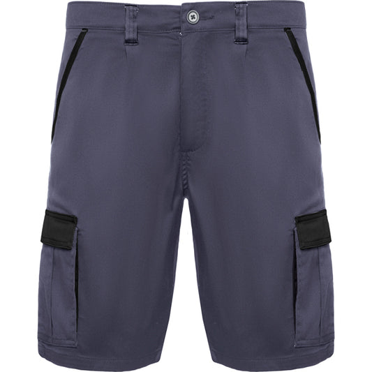 ROLY WRK TAHOE Unisex shorts in lead/black - promotional clothing printed with your company logo