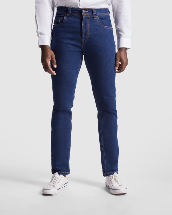 ROLY WRK BROCK Men's trousers in blue jeans - promotional clothing printed with your company logo