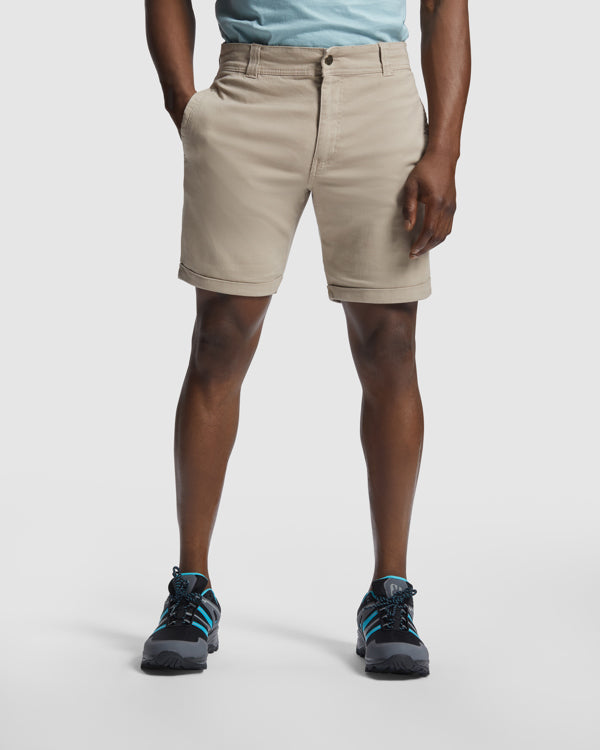 ROLY WRK RINGO Men's shorts in dark sand - promotional clothing printed with your company logo