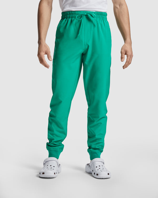ROLY WRK FIBER Unisex trousers in white - promotional clothing printed with your company logo