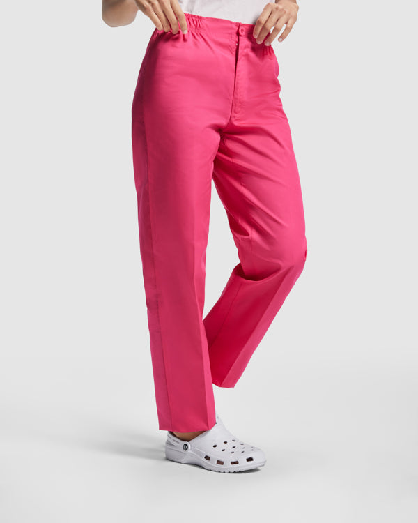 ROLY WRK VADEMECUM Unisex trousers in white - promotional clothing printed with your company logo