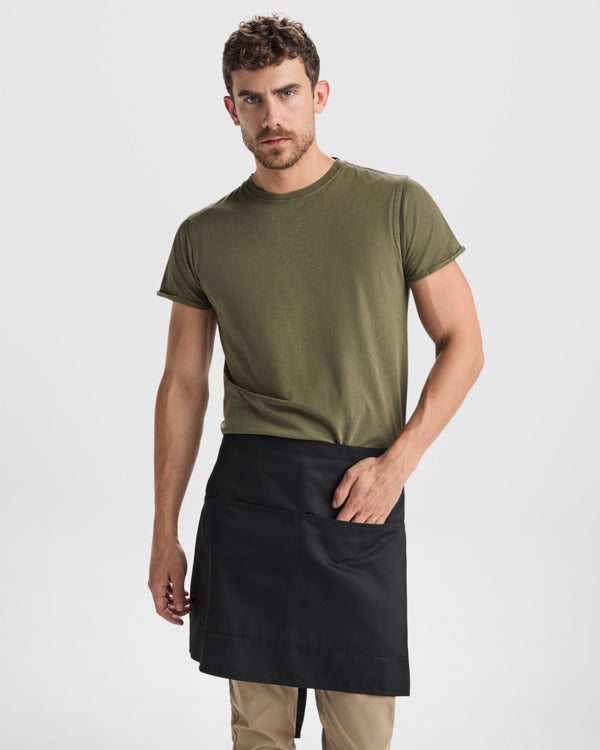 ROLY WRK CLASSIC Unisex apron in black - promotional clothing printed with your company logo