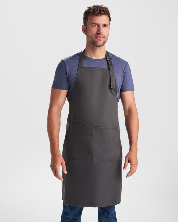 ROLY WRK BENOIT Unisex apron in white - promotional clothing printed with your company logo