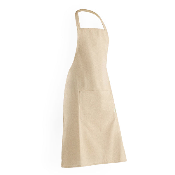 Stamina OLIVER Organic cotton apron in beige - promotional merchandise printed with your company logo