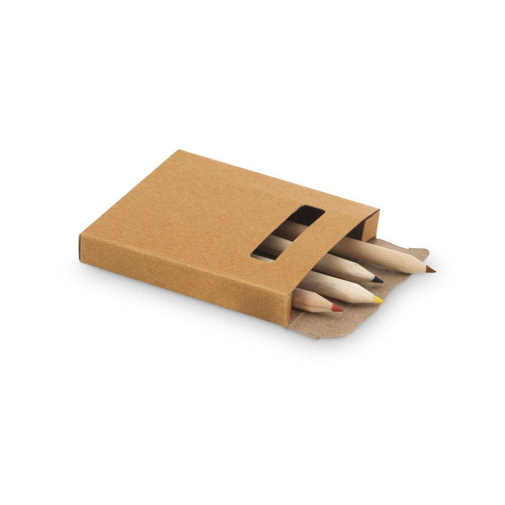 ANIM promotional pen in natural (gift box packaging) with custom logo branding