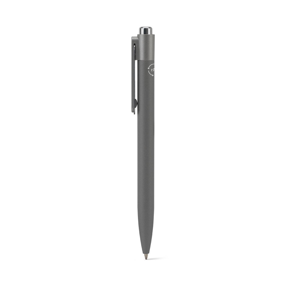 KYLIE promotional pen in light grey (detail view) with custom logo branding
