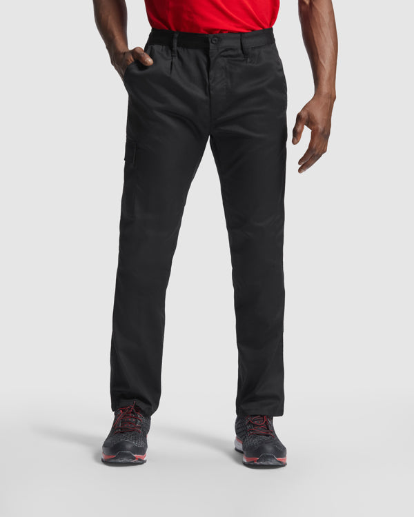 ROLY WRK DAILY NEXT Men's trousers in black - promotional clothing printed with your company logo