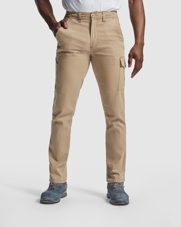 ROLY WRK FONTA Men's trousers in black - promotional clothing printed with your company logo