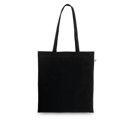 MADEIRA promotional tote bag in black with custom logo branding