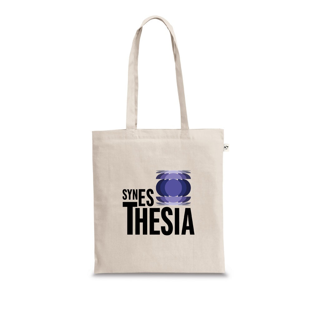 SVANETI promotional tote bag in light natural with custom logo branding