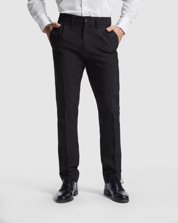 ROLY WRK WAITER Men's trousers in black - promotional clothing printed with your company logo