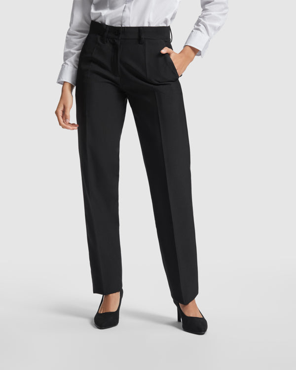 ROLY WRK WAITRESS Women's trousers in black - promotional clothing printed with your company logo