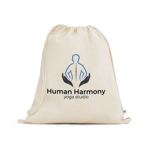 BELIZE promotional tote bag in light natural with custom logo branding