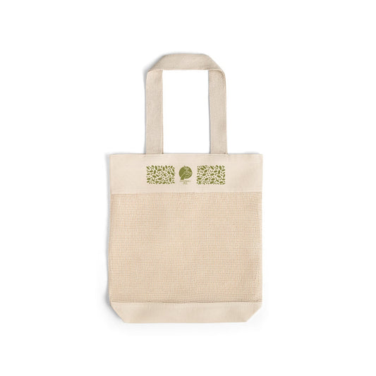 MUMBAI promotional tote bag in light natural with custom logo branding