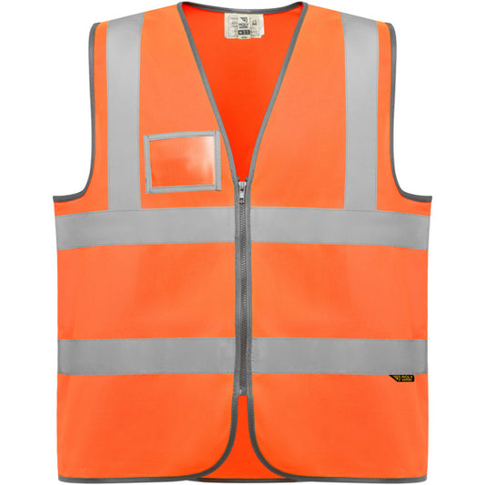 ROLY WRK POLUX Unisex vest in fluor orange - promotional clothing printed with your company logo