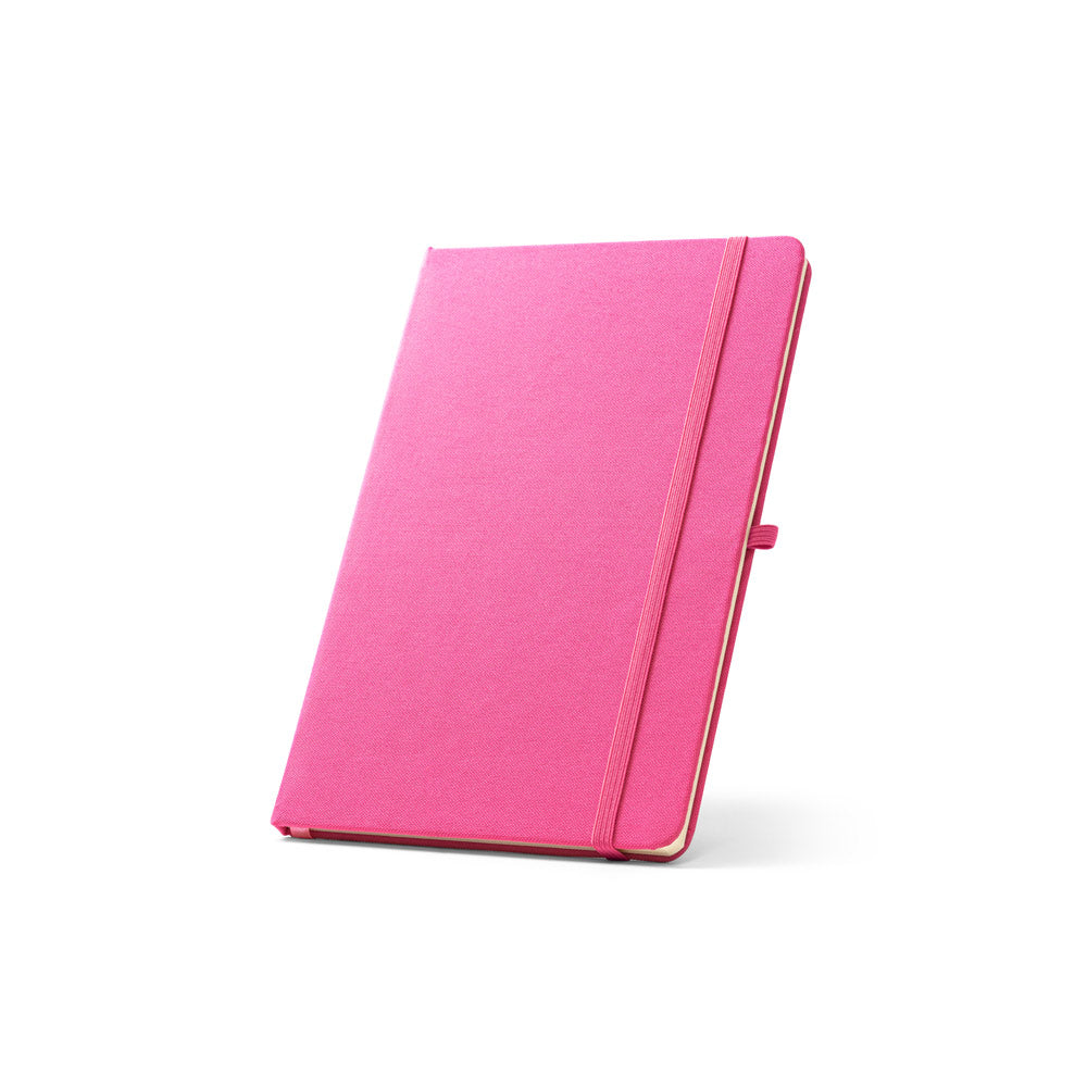 ANNE - Cahier A5 en polyester recyclé (100% rPET) avec pages lignées