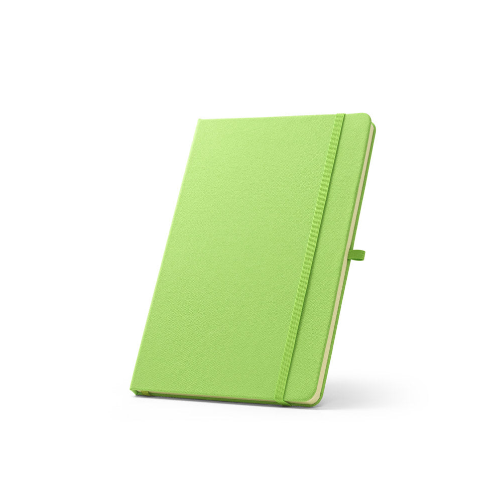 ANNE - Cahier A5 en polyester recyclé (100% rPET) avec pages lignées