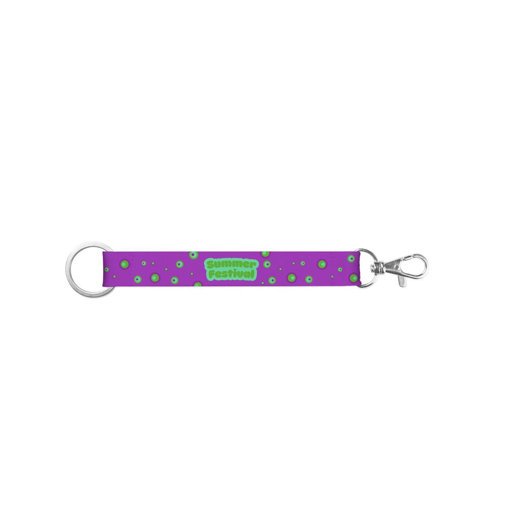 WALSALL promotional lanyard in 301 - white with custom logo branding