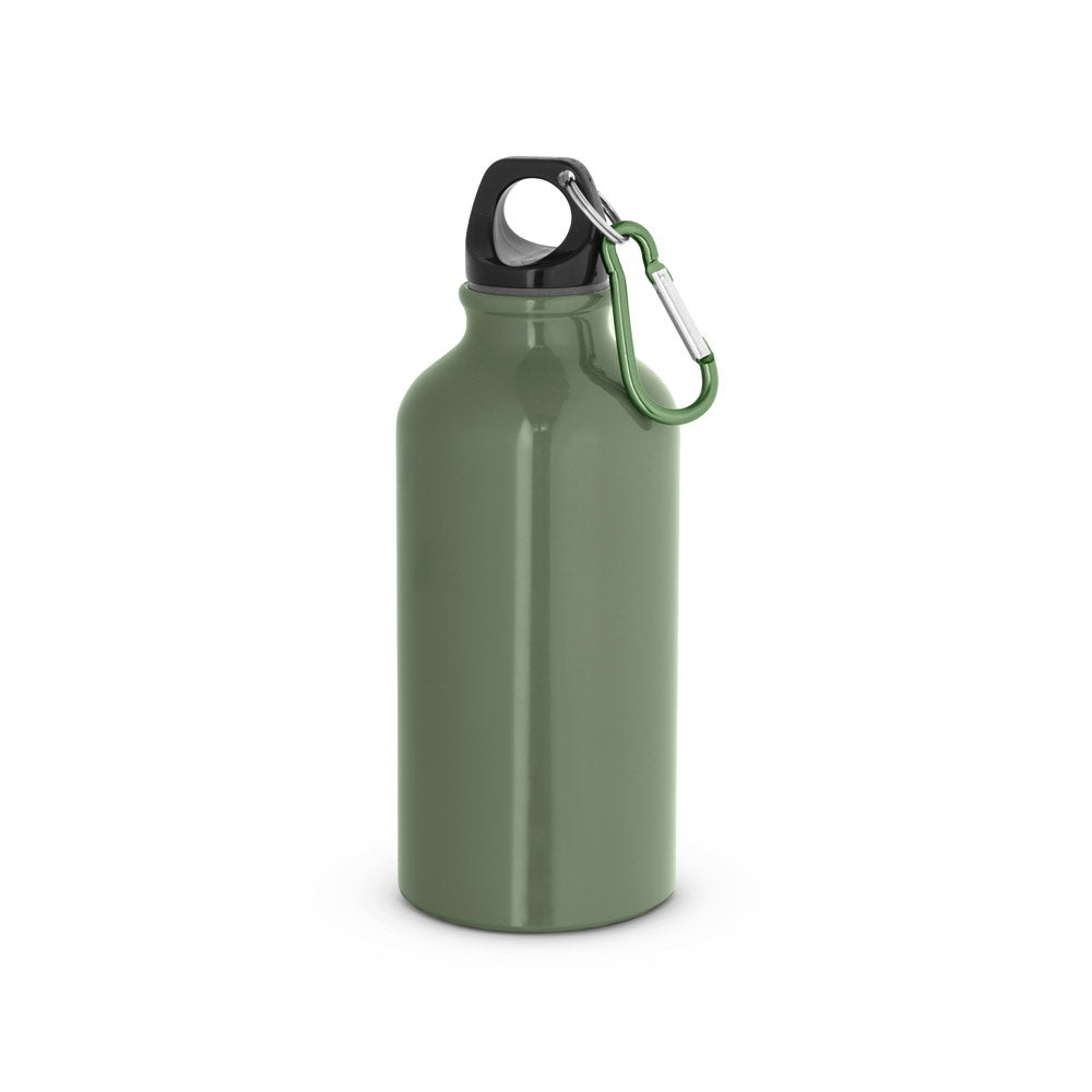 LANDSCAPE S promotional bottle in army green with custom logo branding