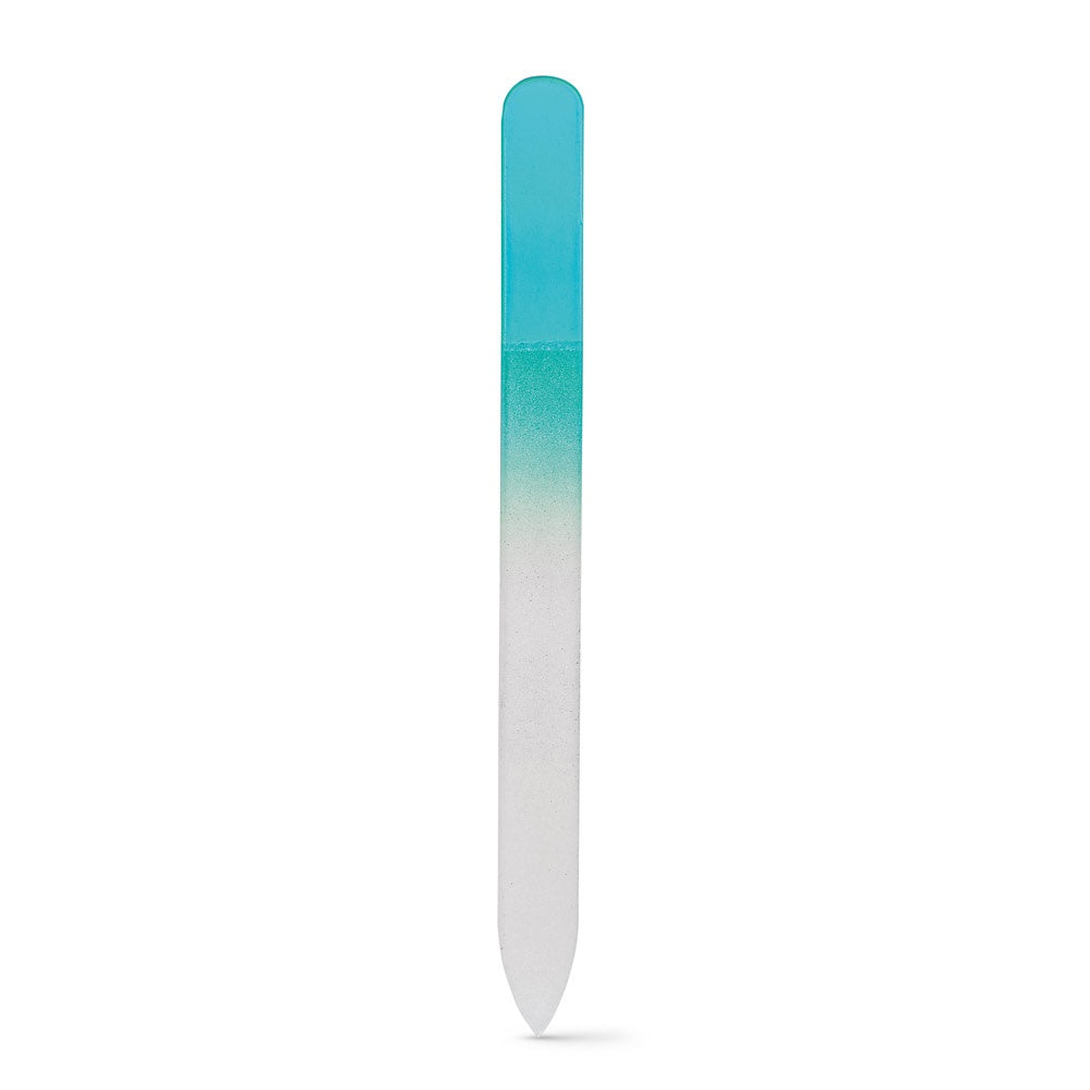 RASPERA promotional cosmetic item in light blue (detail view) with custom logo branding