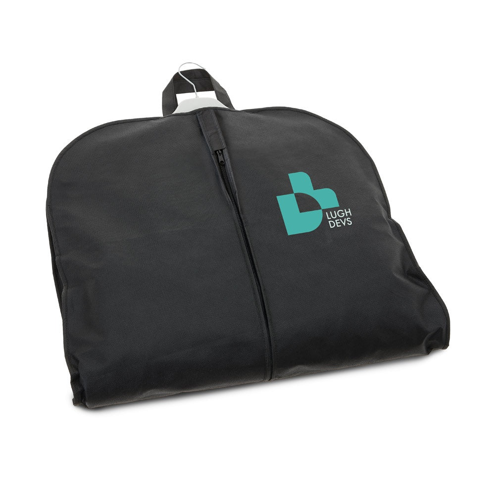 FONTAINE promotional travel accessory in black with custom logo branding
