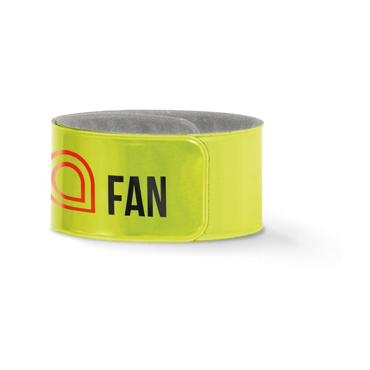 RAFAEL promotional hi-vis safety item in yellow with custom logo branding