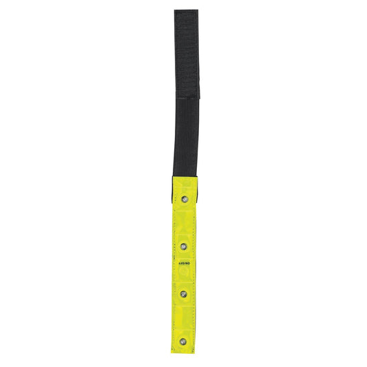 VISIBLE promotional hi-vis safety item in yellow (detail view) with custom logo branding