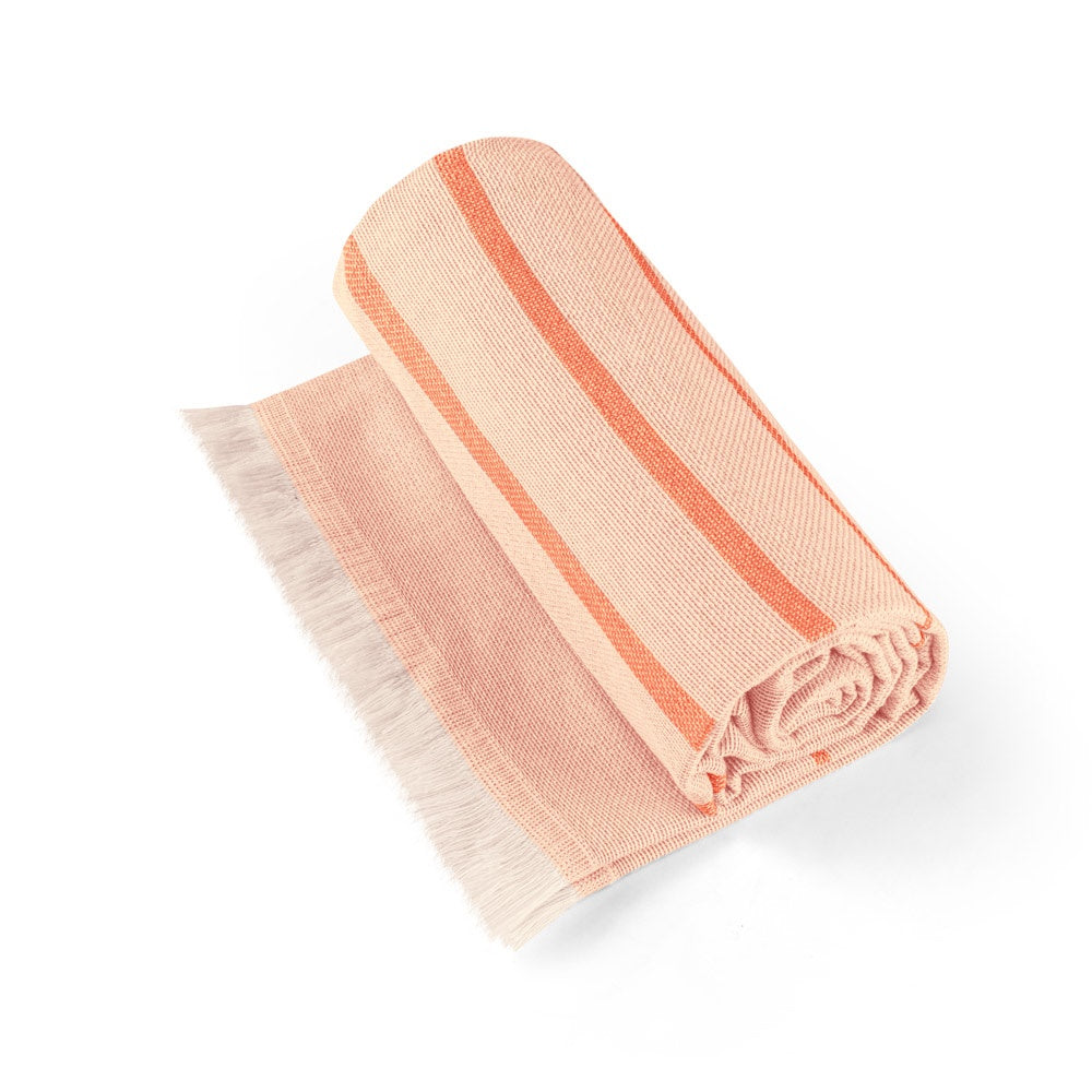 CAPLAN promotional personal care item in orange (detail view) with custom logo branding