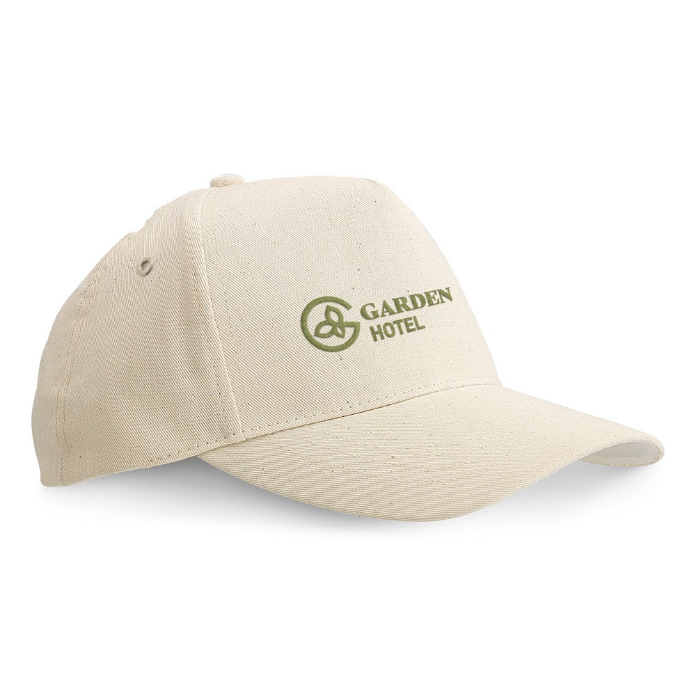 BAILEY promotional cap in light natural with custom logo branding