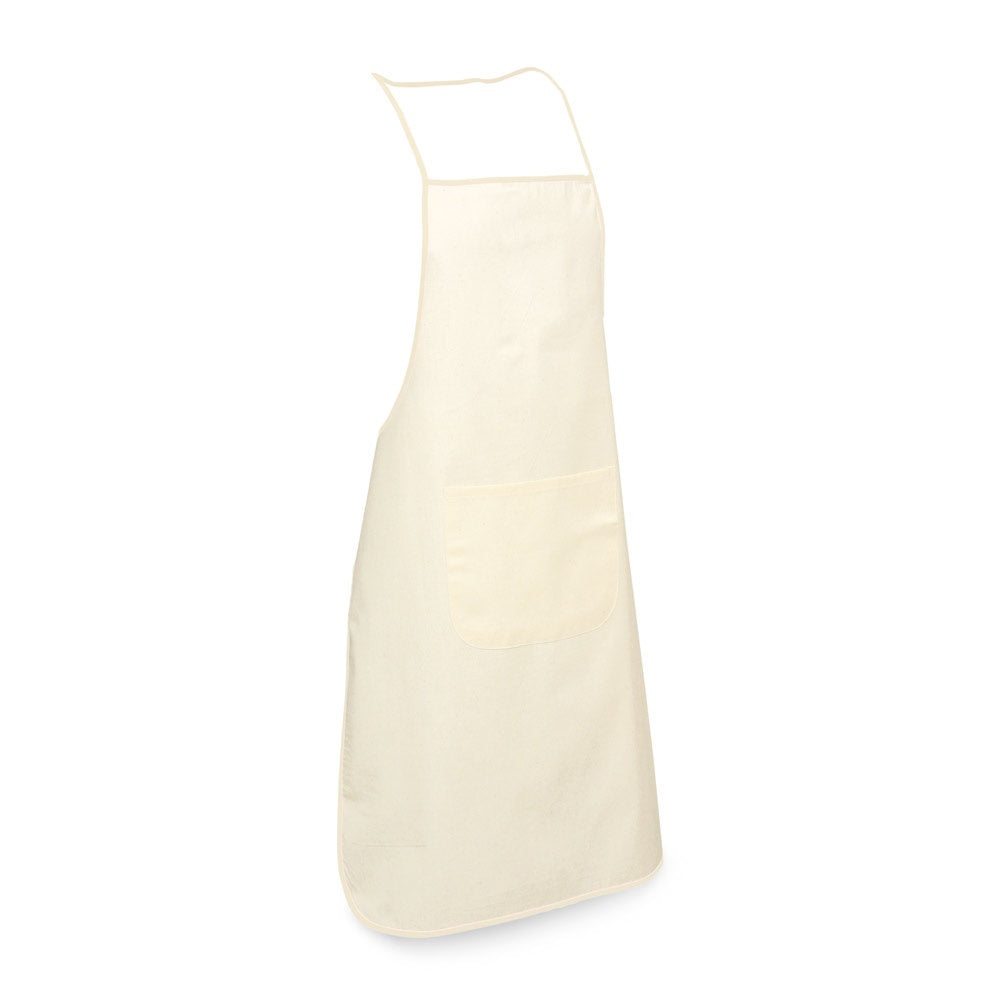 CHILLI promotional workwear garment in light natural with custom logo branding