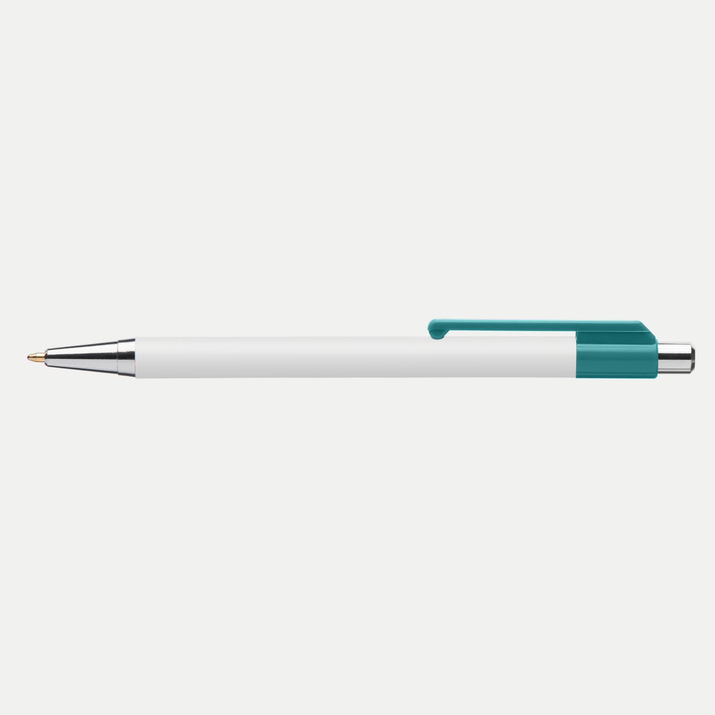 Astaire Chrome Pen promotional pen in green printed with your company logo