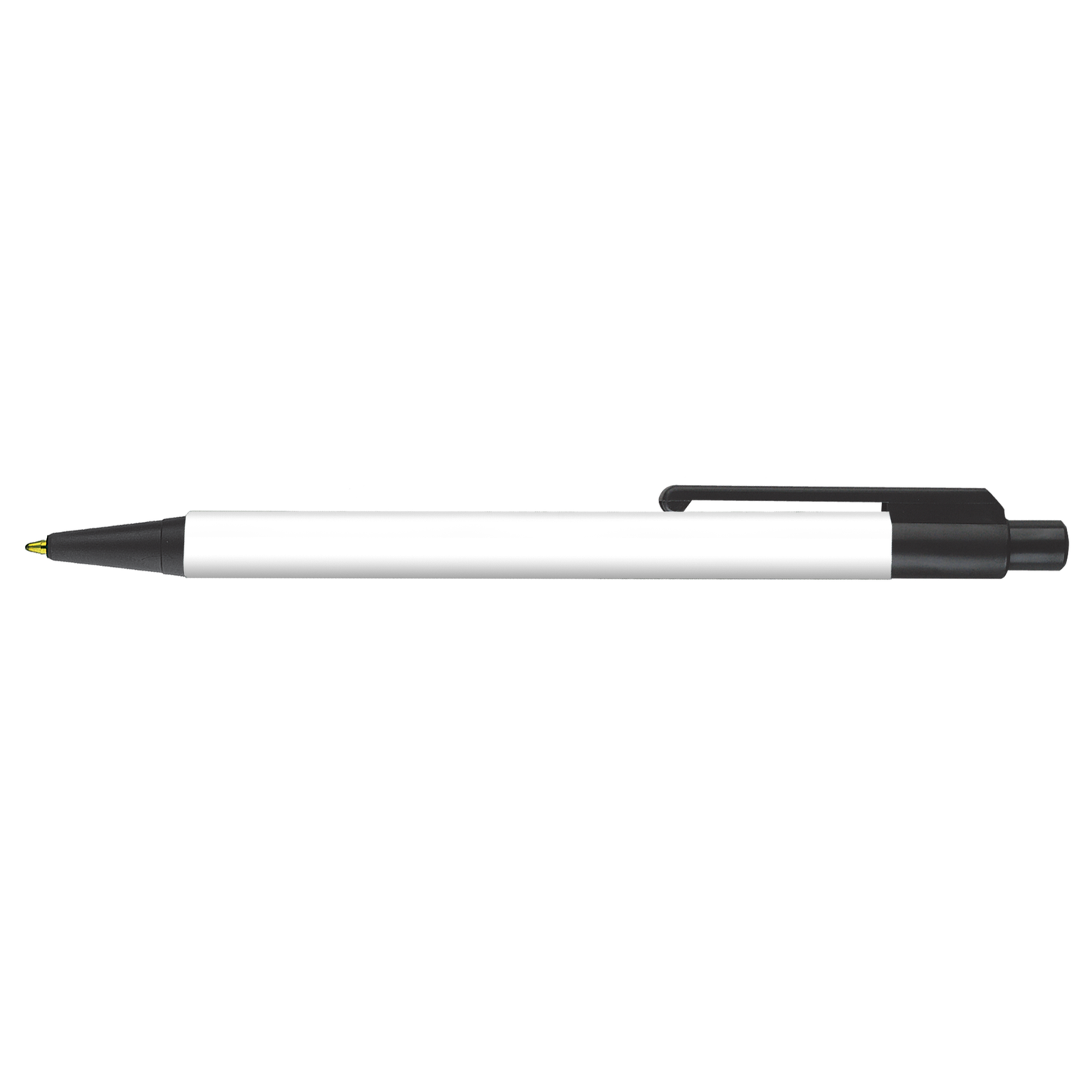 Astaire B/W Pen promotional pen in black printed with your company logo